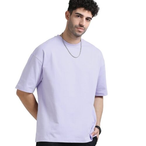 Classic Comfort: Oversized PURPLE T-Shirt