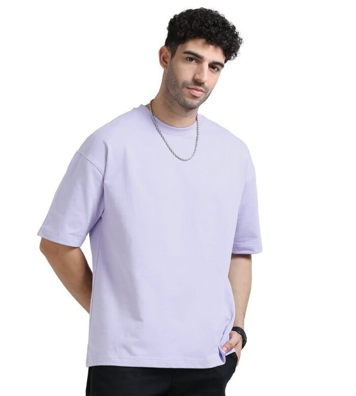 Classic Comfort: Oversized PURPLE T-Shirt